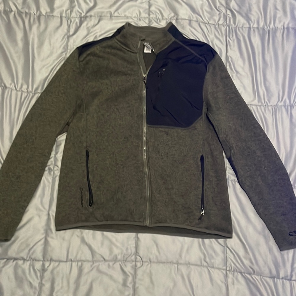 Fleece Jacket • Champion • Dark Green • Large • Good Condition